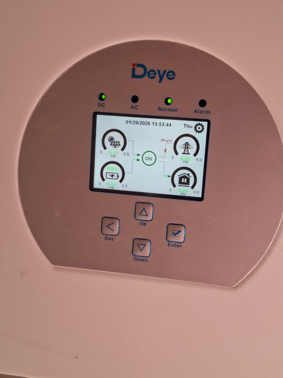 8kw Deye hybrid inverter